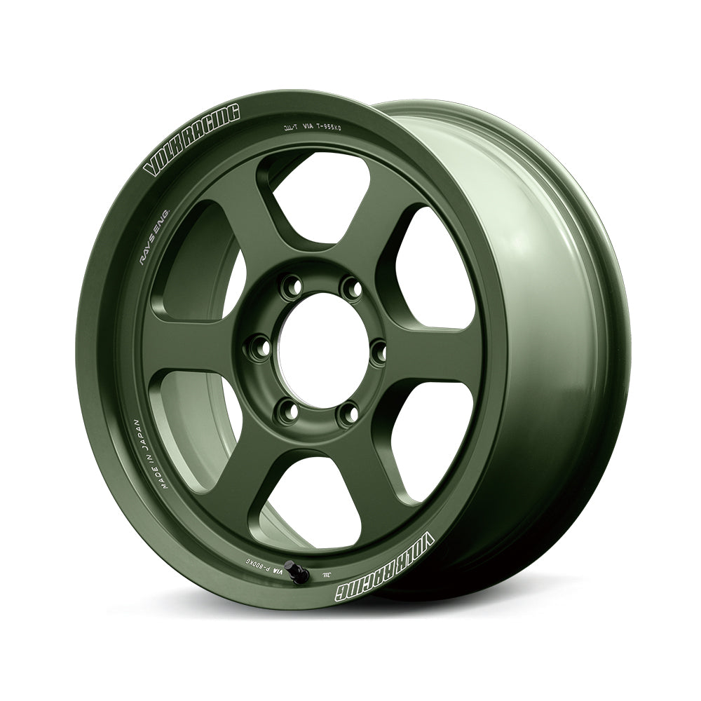 VOLK RACING TE37XT SL 17×8.5 -10 OFFSET 6×139 MATTE GREEN